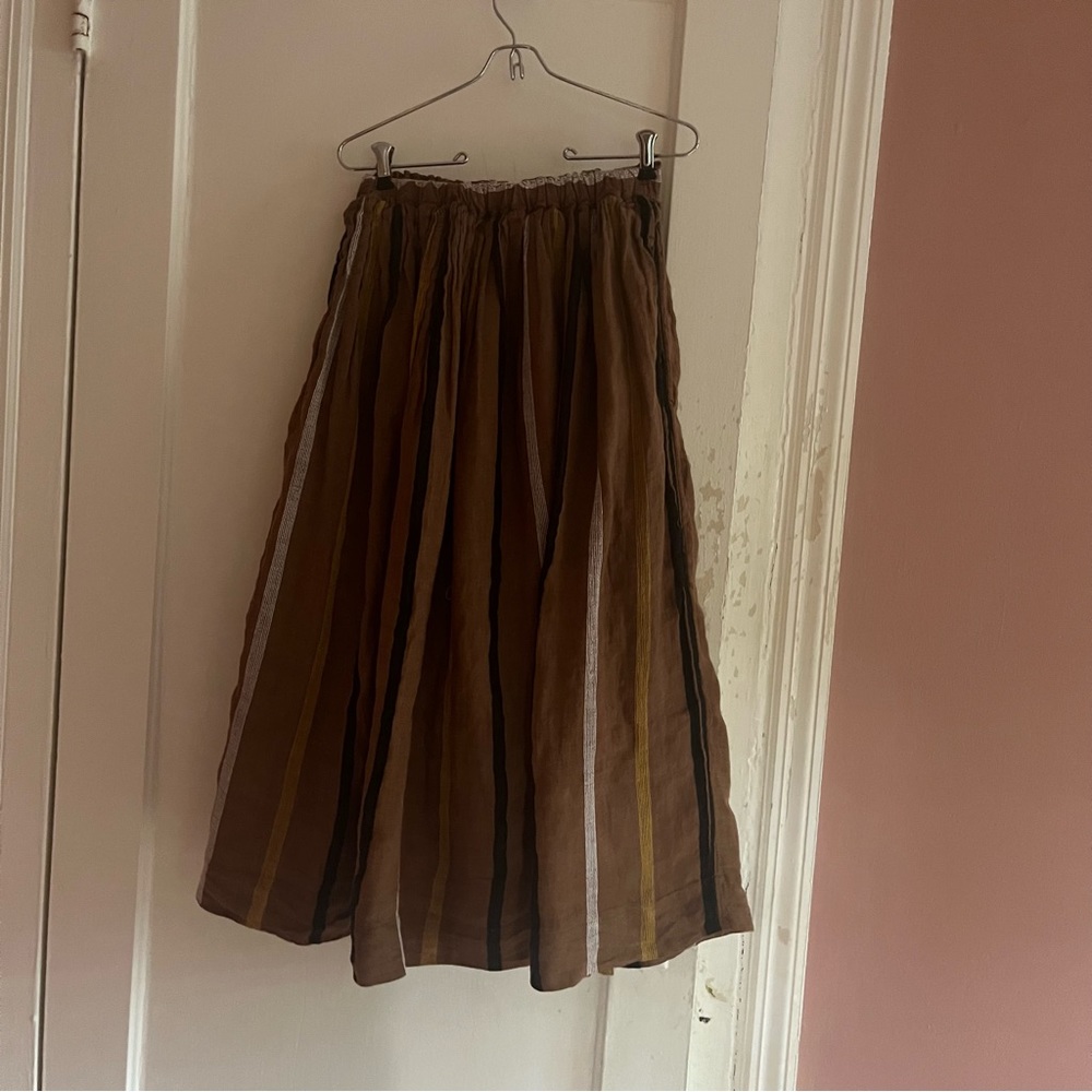Ichi antiquities brown skirt